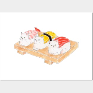 Sushi Cats Posters and Art